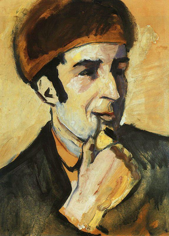 August Macke Portrait of Franz Marc France oil painting art